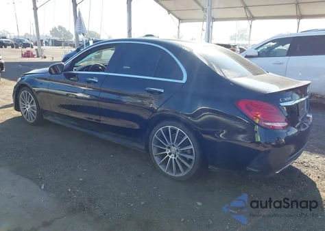 2016 Mercedes-Benz C 300 Sport из США, поврежденный, VIN 55SWF4JBXGU113156